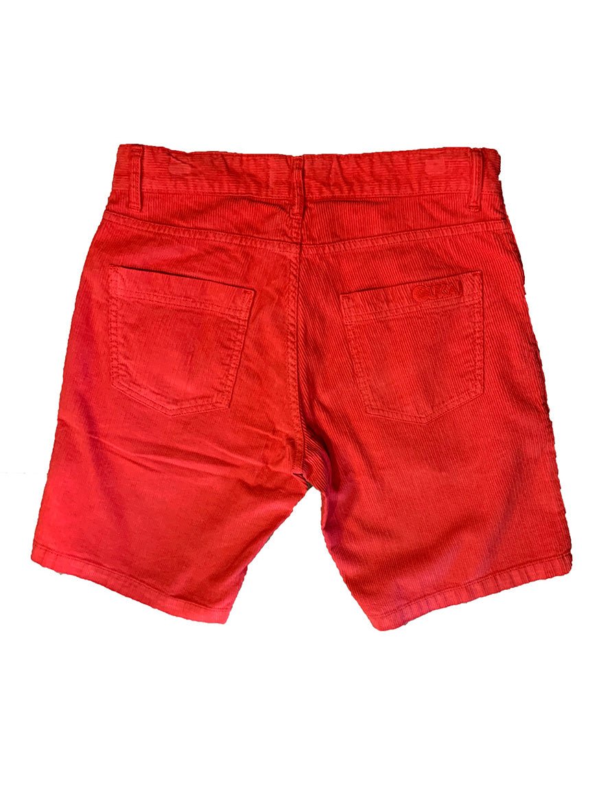 Cord Fløjls Shorts | Herrer | Red - Gumpel & Co