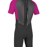 Youth Reactor II 2mm Back Zip Shorty våddragt | Børn | Black/Berry - Gumpel & Co