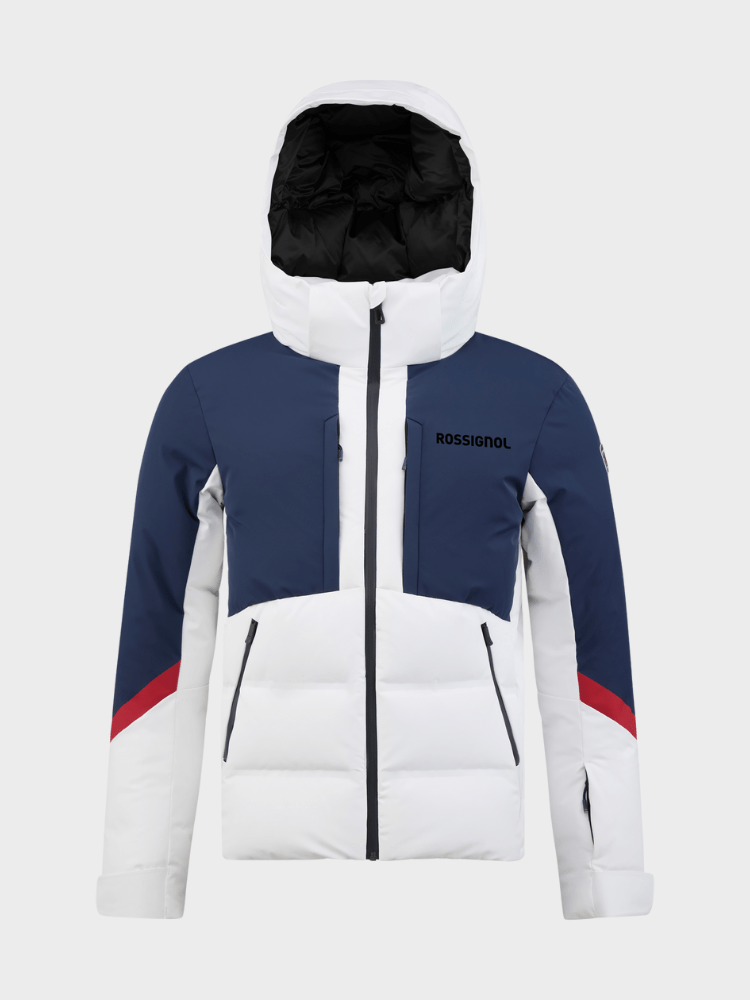 Ciastel Dun Skijakke - Mænd - Hvid / Blå - Gumpel & Co