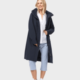 Susan - regnfrakke til damer - Dark Navy - Gumpel & Co
