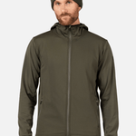 Midlayer m/hætte - Herre - Mørke Grøn - Gumpel & Co