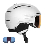 Driver Sigma Plus Visir Skihjelm - Unisex - White - Gumpel & Co