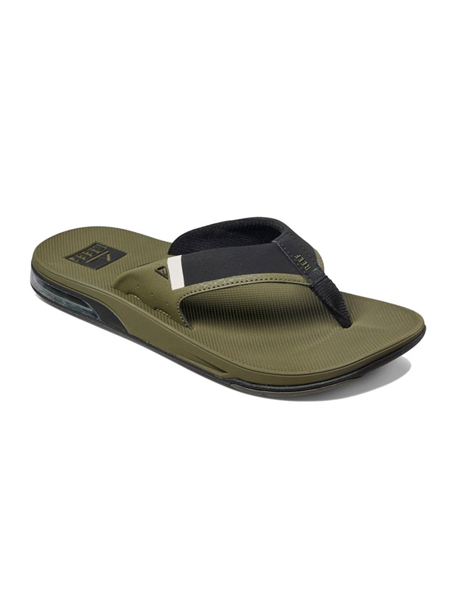 FANNING LOW KLIPKLAPPER TIL HERRE | OLIVE - Gumpel & Co