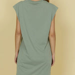Women's Sleveless T-shirt Kjole - Dame - Seagrass - Gumpel & Co