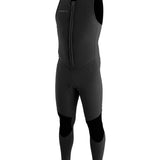 Men's Reactor II 1,5mm. Front Zip Sleeveless våddragt | Herrer | Black - Gumpel & Co