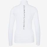 Femme Long Sleeve Turtleneck - Dame - White - Gumpel & Co