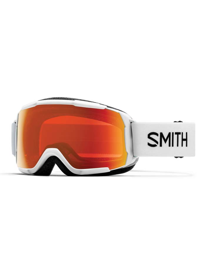 Grom Junior Skibriller - Børn - White/ChromaPop Everyday Red Mirror - Gumpel & Co