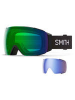 I/O MAG XL Ski Goggles - Unisex - Black/ChromaPop Everyday Green Mirror + extra lens