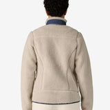 Classic Retro Fleece Trøje - Dame - Natural/New Navy - Gumpel & Co