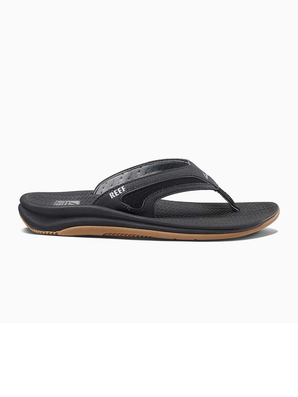 Men's Reef Flex Sandaler - Herre - Black/Silver - Gumpel & Co
