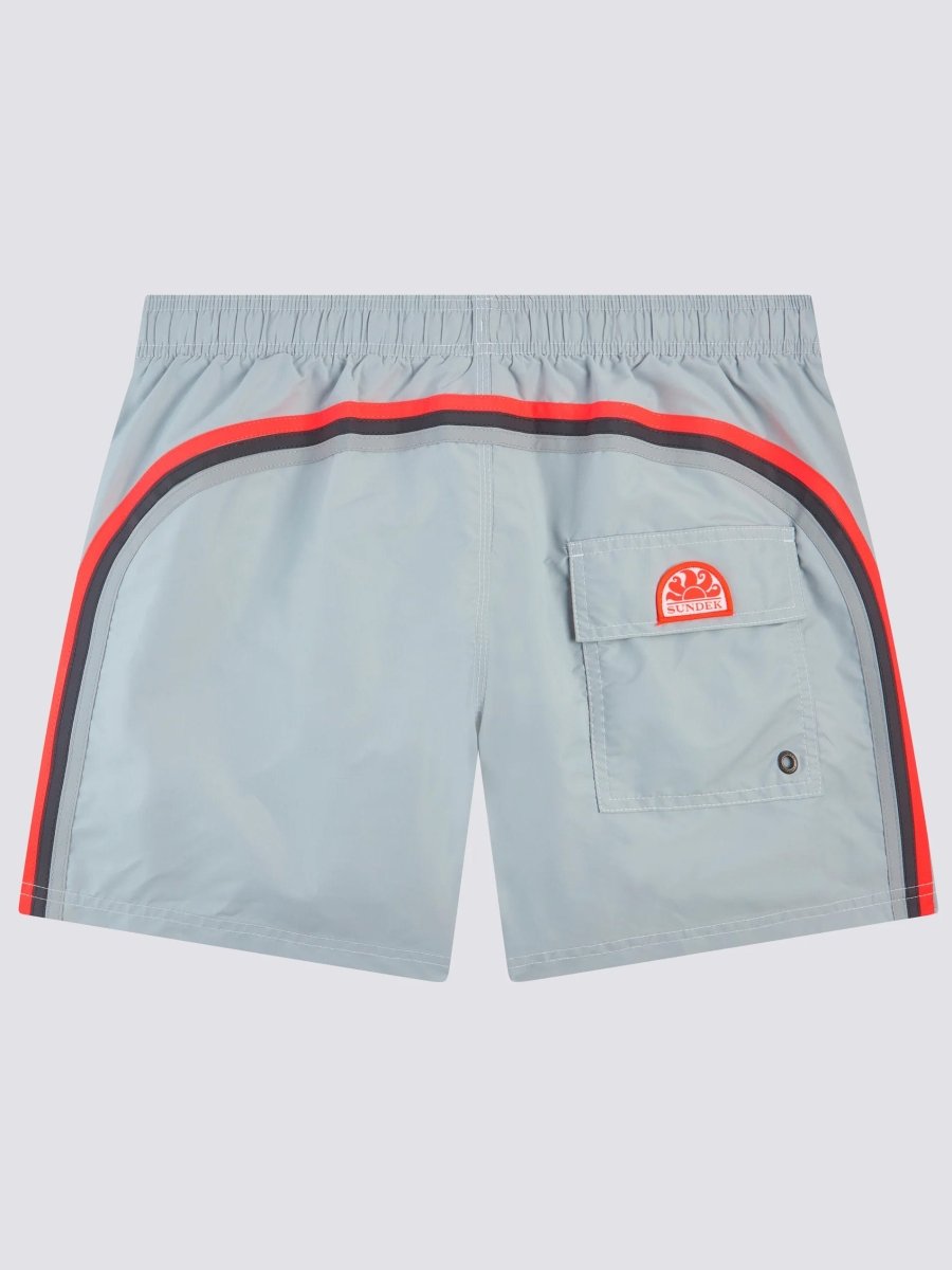 Men's Iconic Stretch Waist Badeshorts - Herre - Cloud - Gumpel & Co