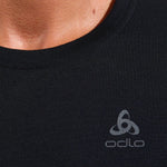 Men's Natural Merinould 200g/m2 Crew Neck Skiundertrøje - Herre - Black - Gumpel & Co