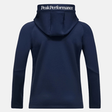 Rider Essentials Midlayer m/lynlås - Børn - Mørke Blå - Gumpel & Co