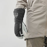 Army Leather Heli 3 - finger Skihandsker - Unisex - Black - Gumpel & Co