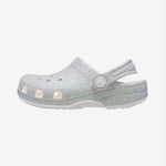 Toddler Classic Iridescent Glitter Clog - White - Gumpel & Co
