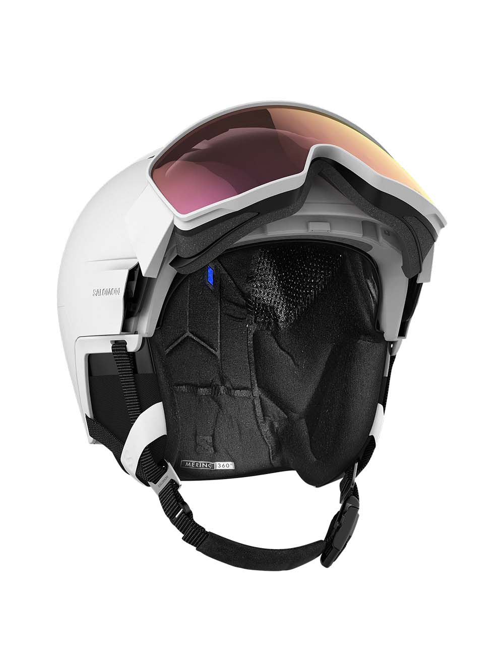 Driver Sigma Plus Visir Skihjelm - Unisex - White - Gumpel & Co