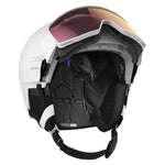 Driver Sigma Plus Visir Skihjelm - Unisex - White - Gumpel & Co