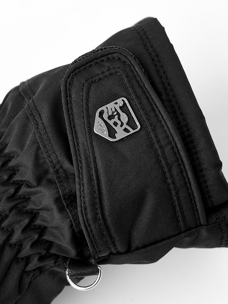 Primaloft Leather Female 5 - finger handsker - sort - Gumpel & Co