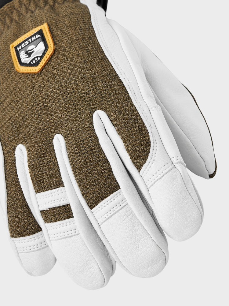 Army Leather Patrol 5 - Fingre skihandske - Herre Olive - Gumpel & Co