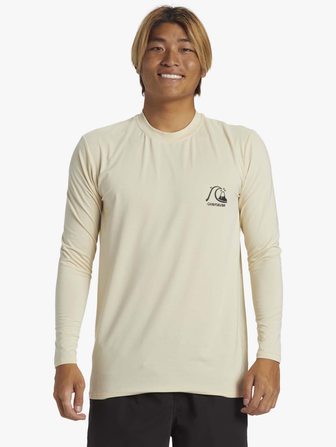 Men's DNA Surf Long Sleeve UV T-Shirt - Herre - Oyster White - Gumpel & Co
