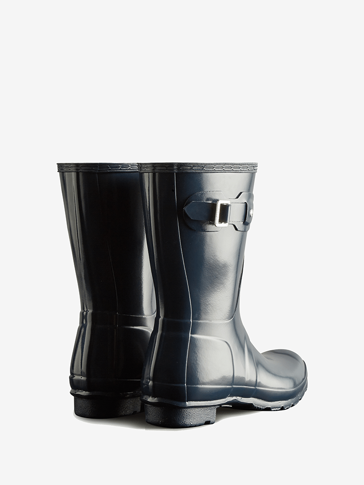 Original Short Boot Gloss - Navy - Dame - Gumpel & Co