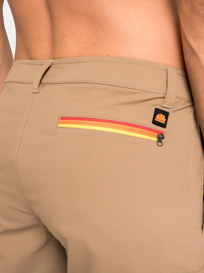 Men's Adan Hybrid Cargo Shorts - Herre - Khaki - Gumpel & Co