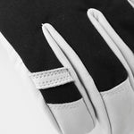 Army Leather Heli 5 - finger Skihandsker - Unisex - Black - Gumpel & Co