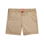 Women's Classic Chino Shorts - Dame - Stonewash Taupe - Gumpel & Co