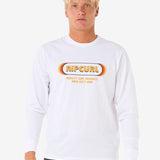 Icons Of Surf Long Sleeve UV Tee - Herre - White - Gumpel & Co