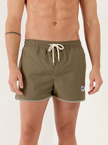 Men's Tom Badeshorts - Herre - Khaki - Gumpel & Co