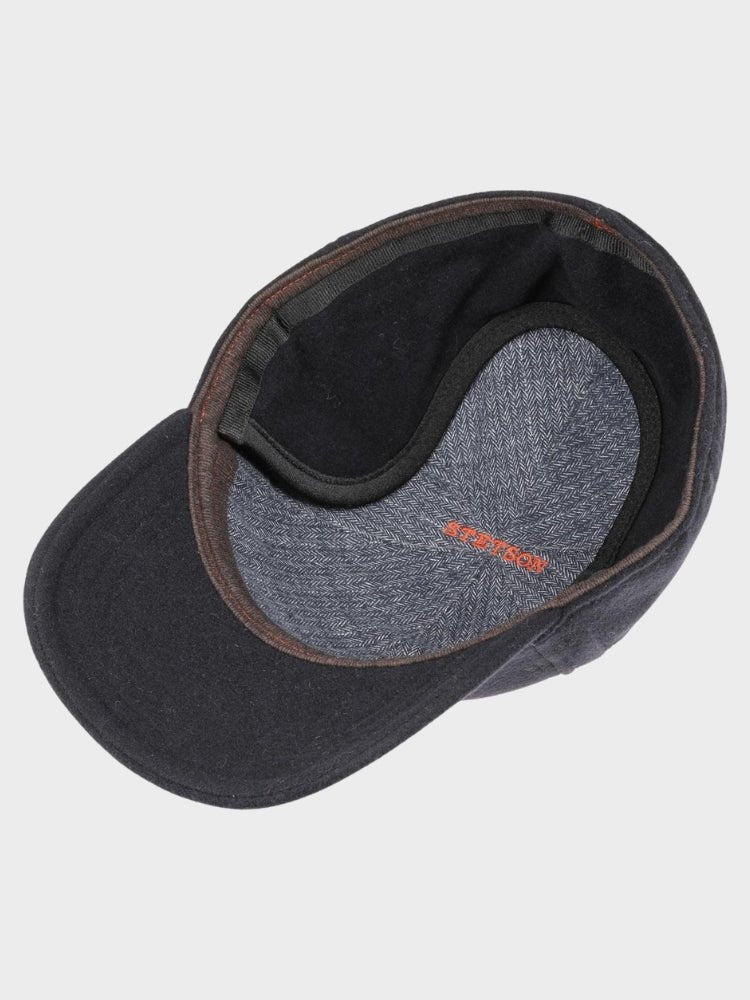 Baseball Wool/Cashmere Cap - Unisex - Navy - Gumpel & Co