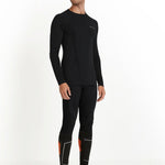 3/4 Wool Tech Skiunderbukser - Mens - Black - Gumpel & Co