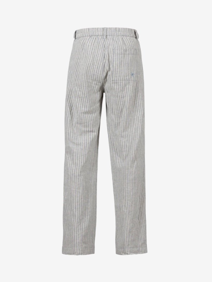 Deleste Striped Trousers - Dame - Iron Blue/Chalk - Gumpel & Co