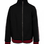 PETIT BOMBER SWEATER TIL DRENGE | BLACK - Gumpel & Co