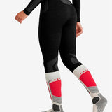 3/4 Wool Tech Skiunderbukser - Dame - Sort - Gumpel & Co