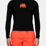 Men's Long Sleeve UPF 50 Crew Neck Rashguard | Herre | Black - Gumpel & Co