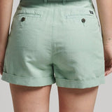 Women's Studios shorts i hør | Dame | Blue Surf - Gumpel & Co