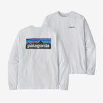 Long Sleeved P 6 Logo Responsibili Tshirt - Herre - Hvid - Gumpel & Co