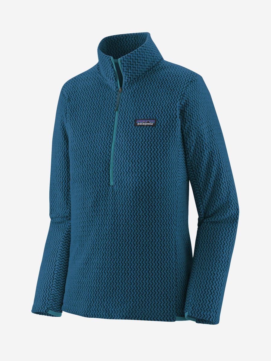 R1 Air Zip Neck Midlayer - Dame - Blå - Gumpel & Co