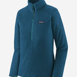 R1 Air Zip Neck Midlayer - Dame - Blå - Gumpel & Co