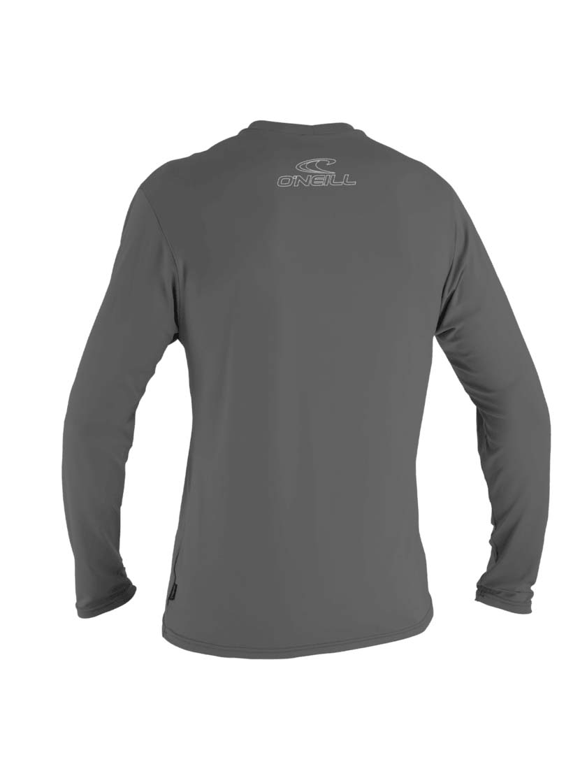 Men's Basic Skins Langærmet Rashguard - Herre - Graphite - Gumpel & Co