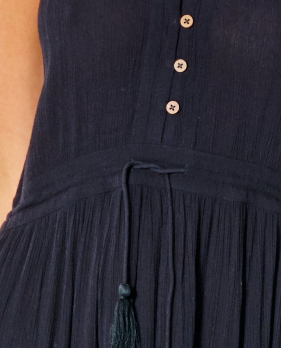 Classic Surf Maxi Dress - Dame - Black - Gumpel & Co