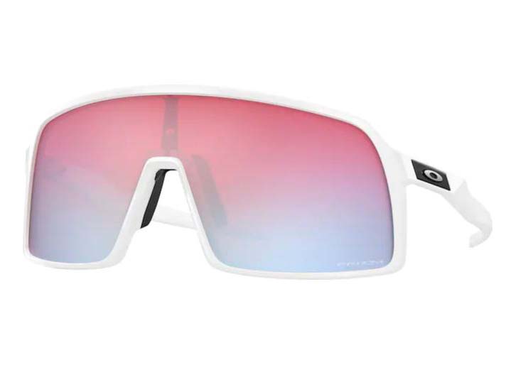 Sutro Solbriller | Prizm Snow Sapphire Iridium/Polished White - Gumpel & Co