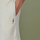 Men's All Day Jogging Shorts - Herre - Fog (beige) - Gumpel & Co