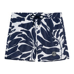 Men's Pietro Leaf Badeshorts - Herre - Marine - Gumpel & Co