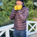 Men's Sporty Dunjakke m. Hætte - Herre - Chokolate - Gumpel & Co