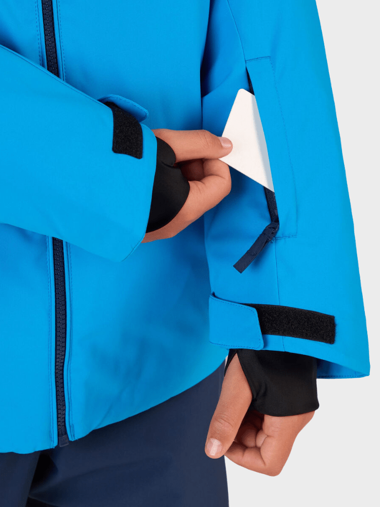 Strawpile Skijakke - Børn - Blå - Gumpel & Co