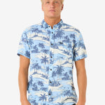 Dreamer Barrel Killa Short Sleeve Shirt - Herre - Sky Blue - Gumpel & Co