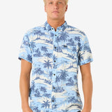 Dreamer Barrel Killa Short Sleeve Shirt - Herre - Sky Blue - Gumpel & Co