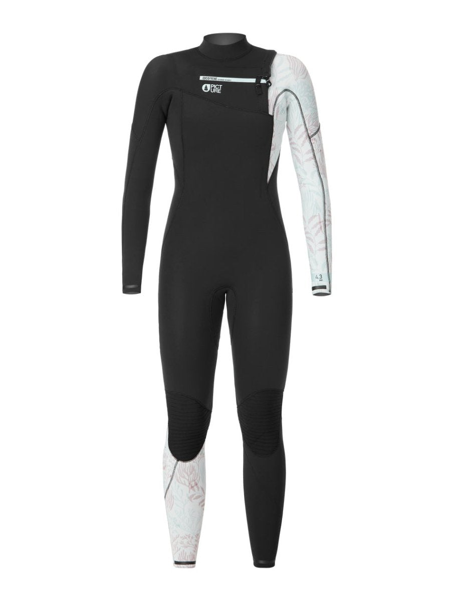 Womens Equation 3/2mm Front Zip Full våddragt | Dame | Algae Black - Gumpel & Co